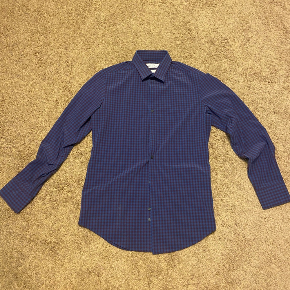 Mizzen + Main Leeward Collection Long Sleeve Button Down Shirt Large